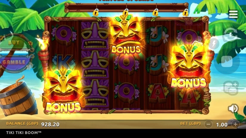 Tiki Tiki Boom slot screen 2