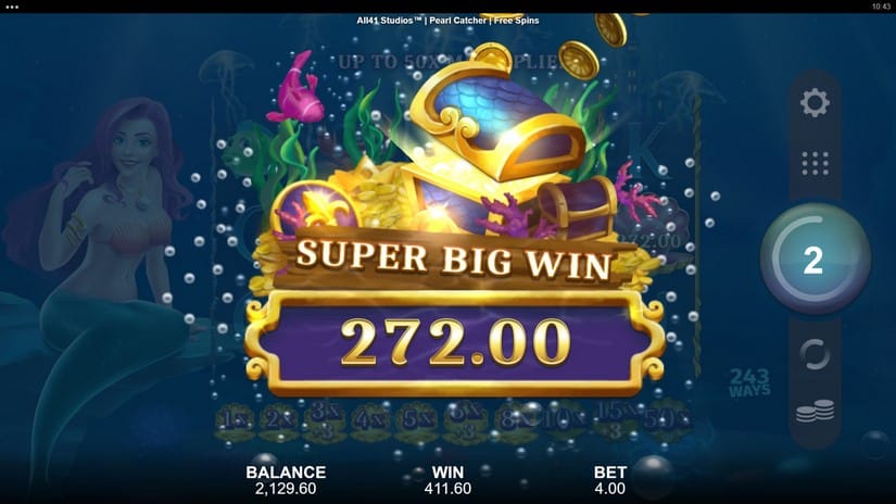 Pearl Catcher slot screen 7