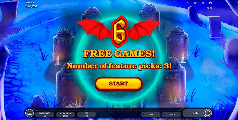 The Vampires 2 slot screen 4