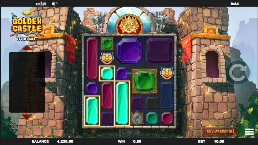 Golden Castle slot screen 2