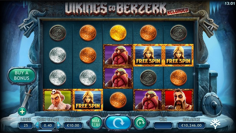 Vikings Go Berzerk Reloaded slot screen 3