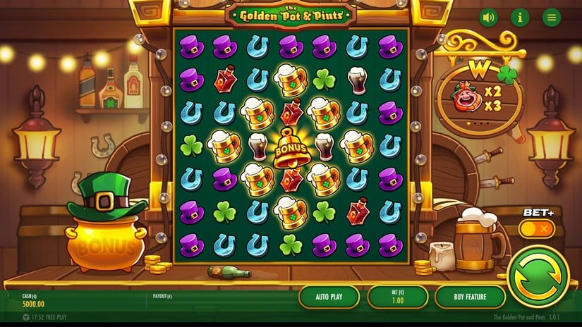 The Golden Pot & Pints slot screen 1