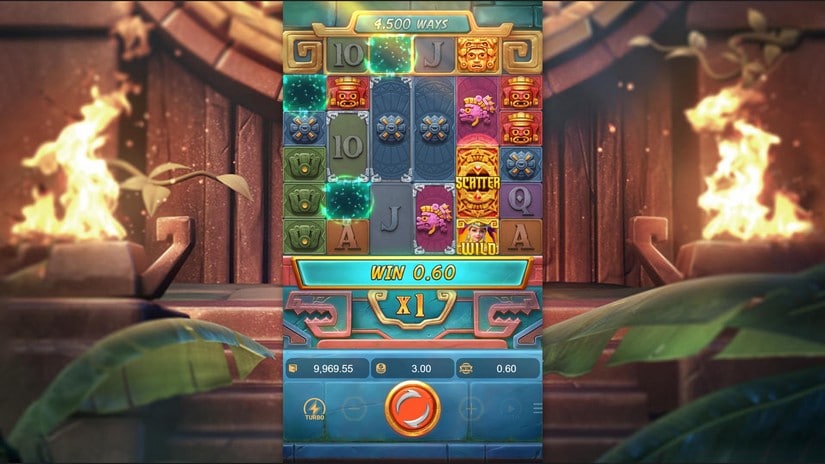 Treasures of Aztec slot screen 2