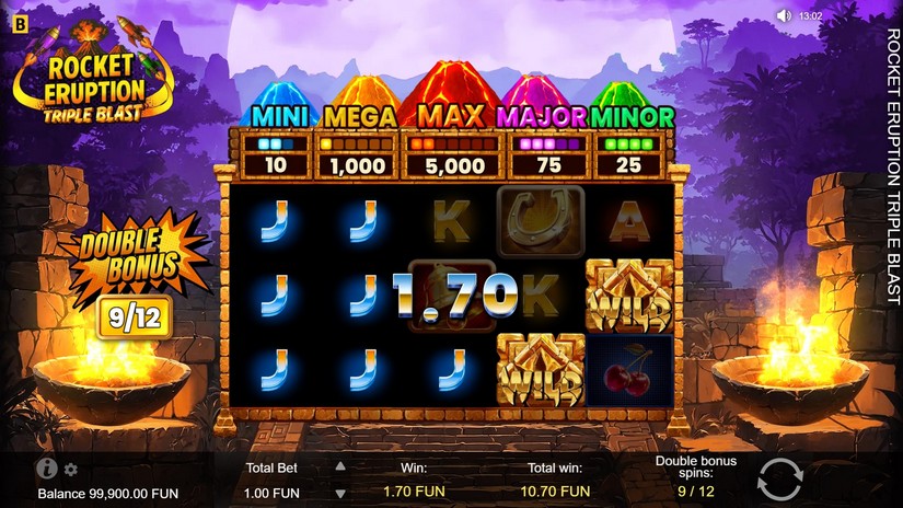 Rocket Eruption: Triple Blast slot screen 5