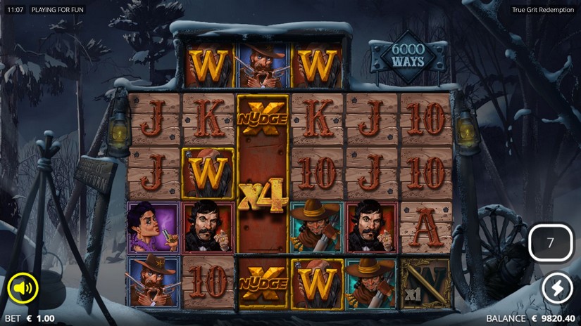 True Grit Redemption slot screen 5