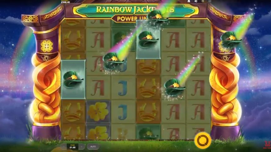 Rainbow Jackpots Power Lines slot screen 2