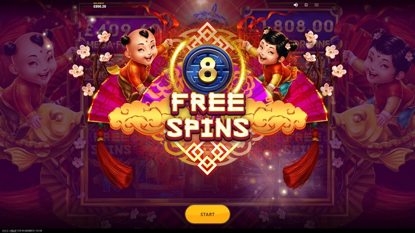 Fa Fa Babies slot screen 4