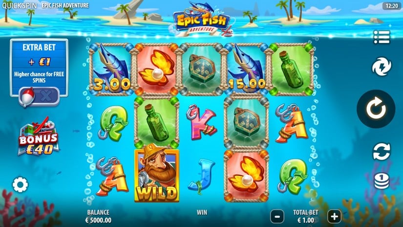Epic Fish Adventure slot screen 1