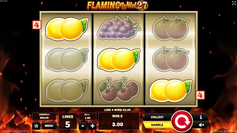 Flaming Wild 27 slot screen 5