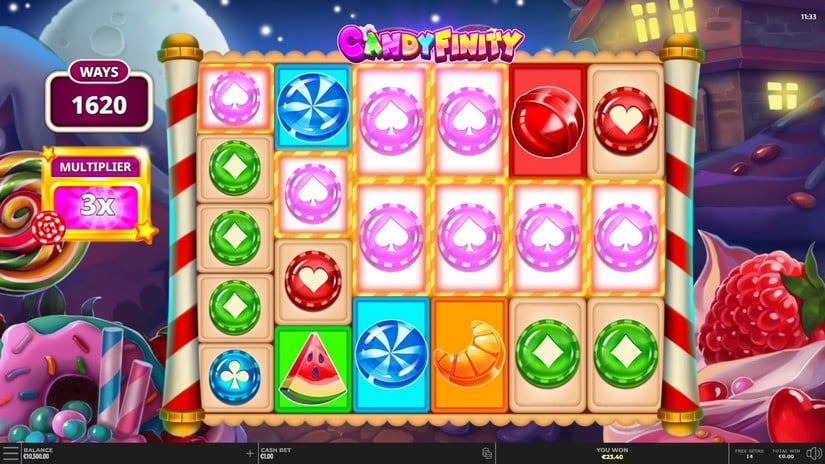 Candyfinity slot screen 4