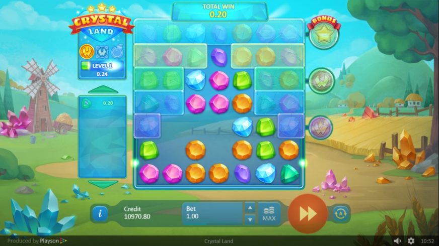 Crystal Land slot screen 2