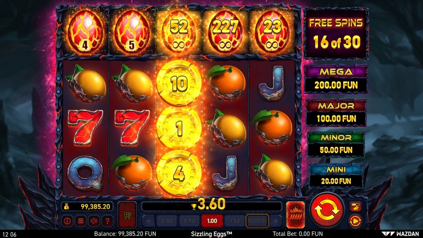 Sizzling Eggs™ slot screen 5