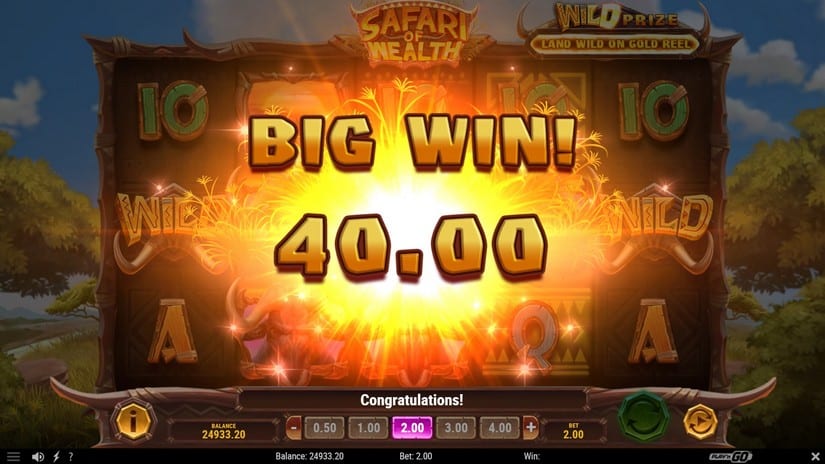 Safari of Wealth slot screen 6