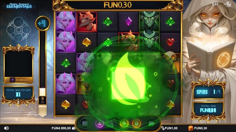 Shadow Summoner Elementals slot screen 4