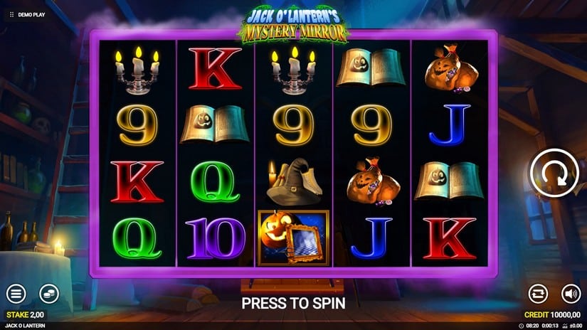Jack o’Lantern’s Mystery Mirrors slot screen 1