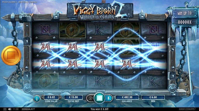 Piggy Bjorn 2 — Winter is Coming slot screen 3