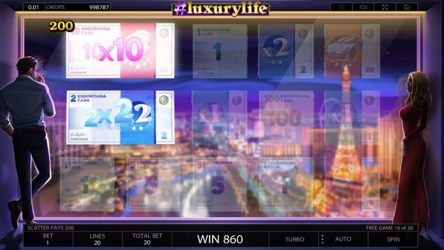 #Luxurylife slot screen 6