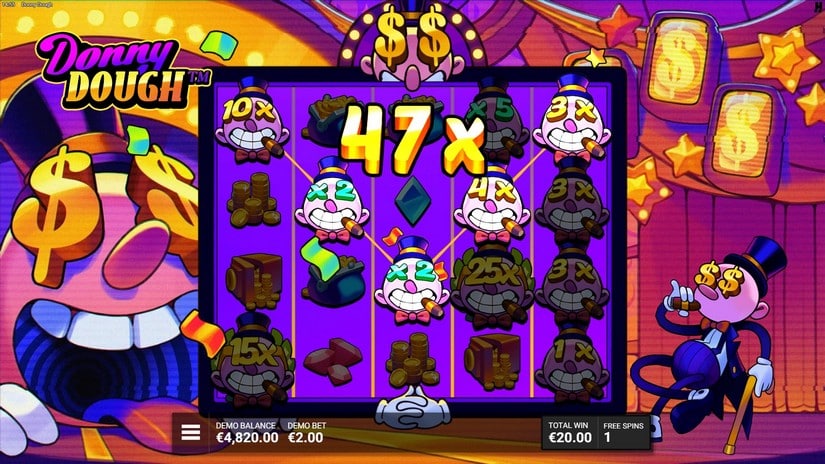 Donny Dough slot screen 5