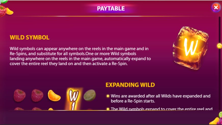 Berryburst slot screen 3