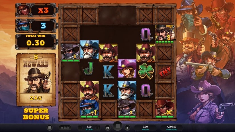 Bounty County slot screen 4