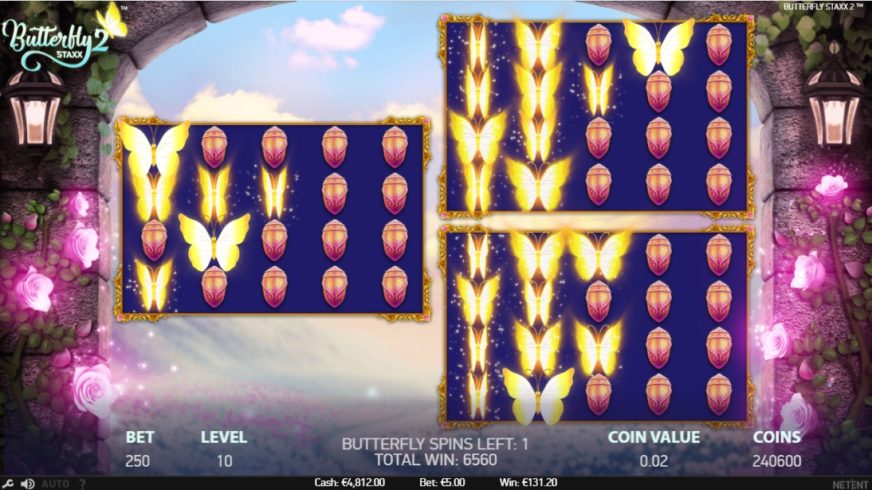 Butterfly Staxx 2 slot screen 5
