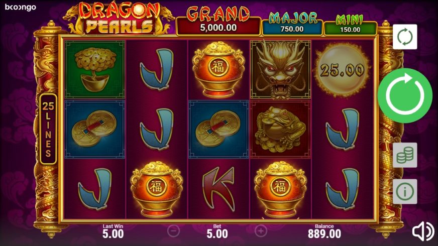 Dragon Pearls: Hold & Win slot screen 2
