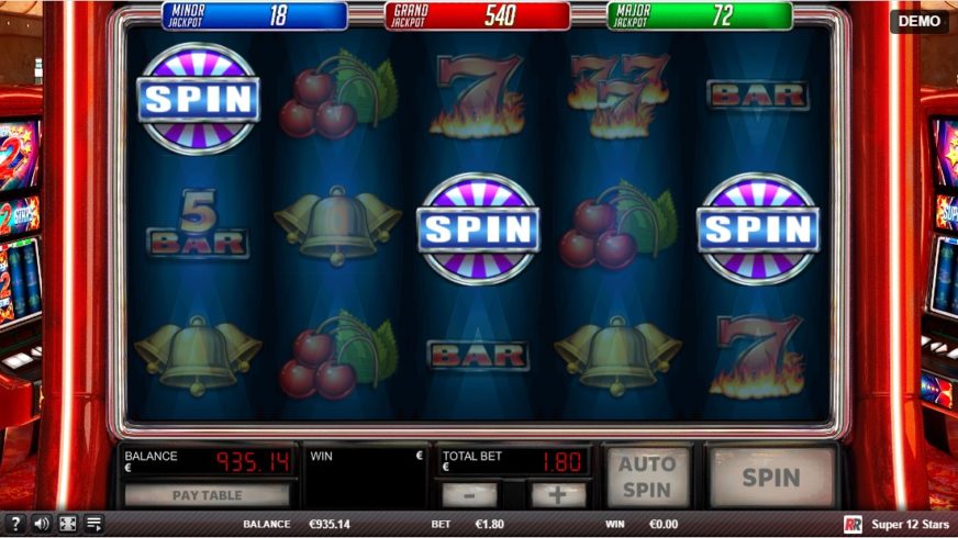 Super 12 Stars slot screen 3