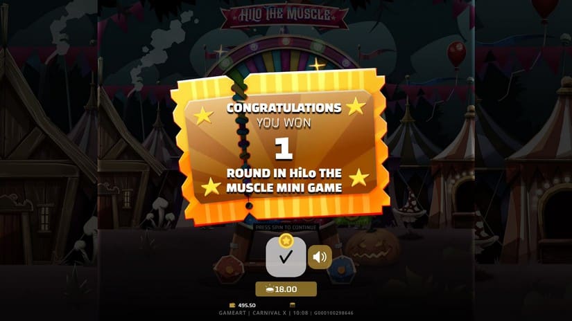 Carnival X slot screen 4