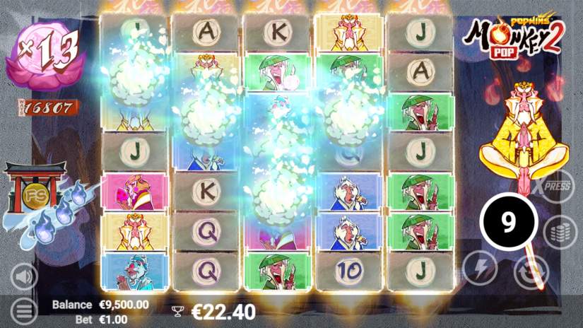 MonkeyPop 2 slot screen 1