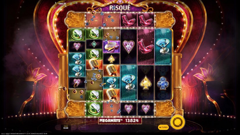 Risqué Megaways slot screen 2