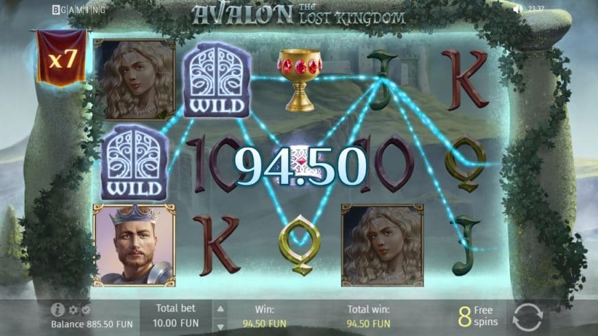 Avalon: The Lost Kingdom slot screen 6