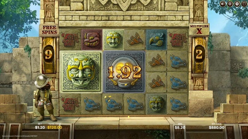 Gonzo’s Quest 2 slot screen 5
