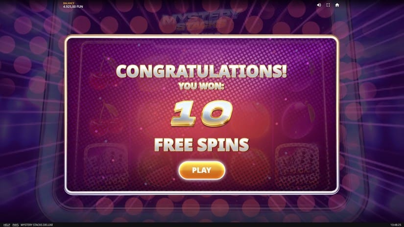 Mystery Stacks Deluxe slot screen 3