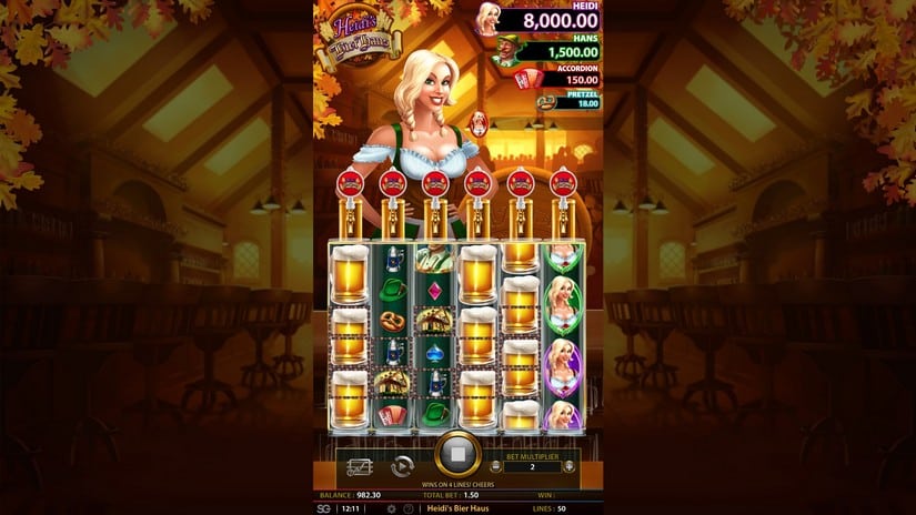 Heidi’s Bier Haus slot screen 3