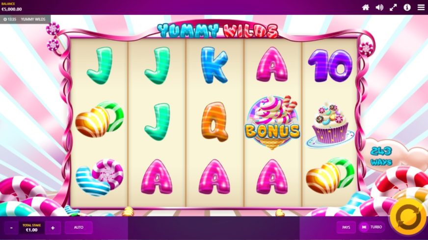 Yummy Wilds slot screen 1