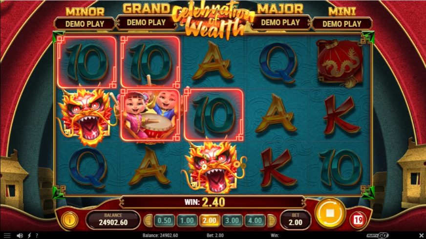 Celebration of Wealth slot screen 2