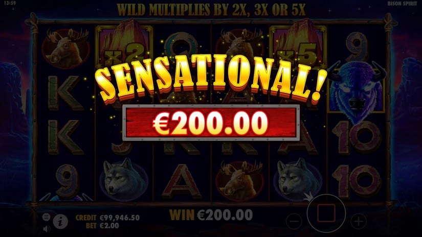 Bison Spirit slot screen 6