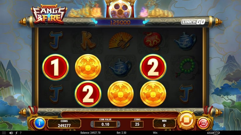 Fangs & Fire slot screen 4