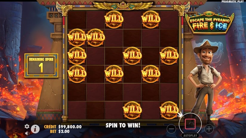 Escape the Pyramid – Fire & Ice slot screen 5