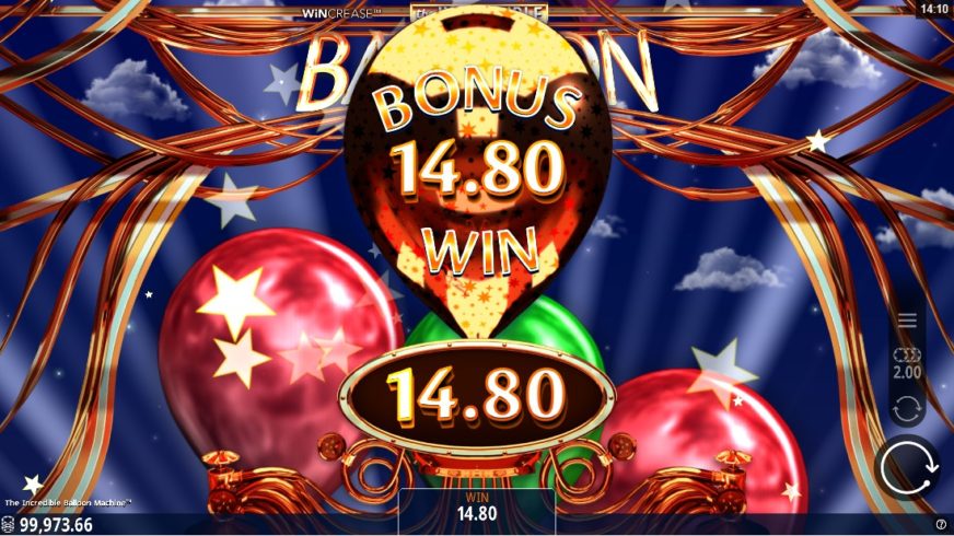 Incredible Balloon Machine slot screen 8
