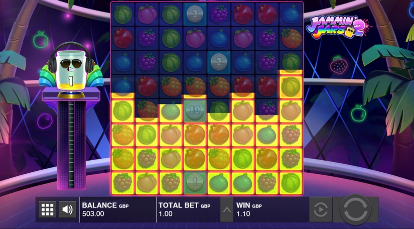 Jammin’ Jars 2 slot screen 1