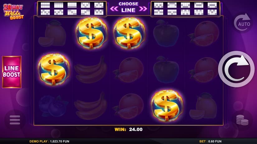 20 Hot Wilds Boost slot screen 4