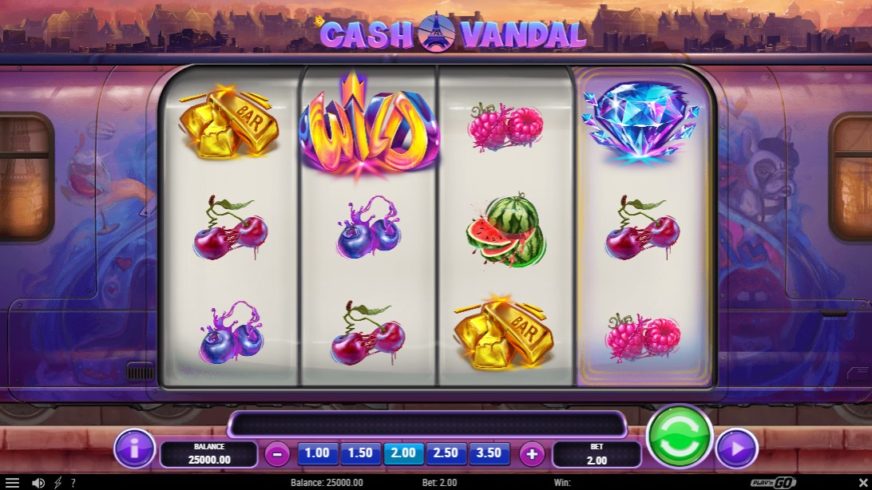 Cash Vandal slot screen 1