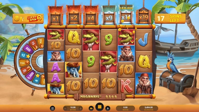 Wild Buccaneers Megaways slot screen 7