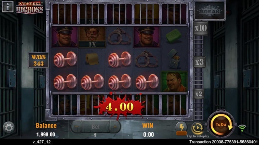 Big Boss slot screen 2