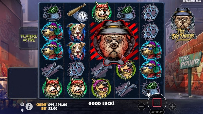 The Big Dawgs slot screen 2