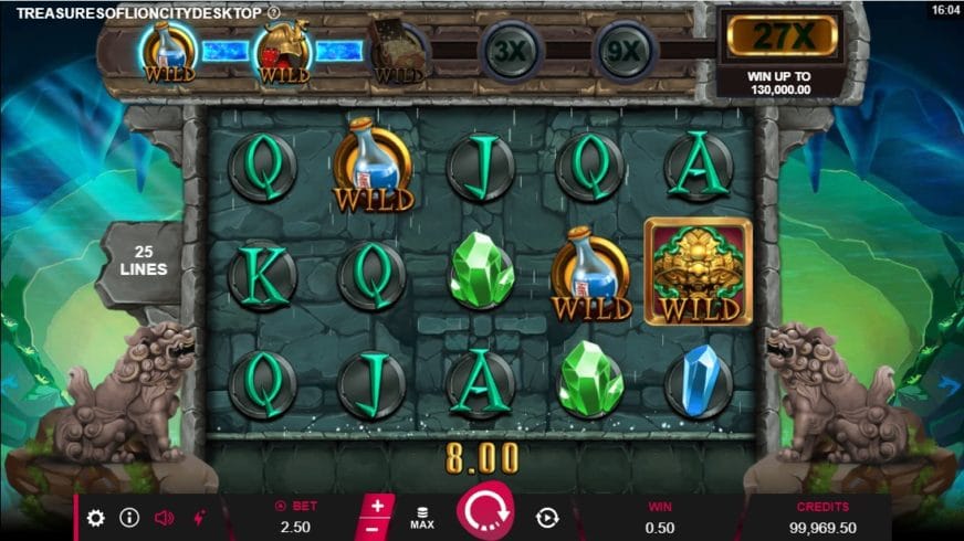 Treasures of Lion City slot screen 3