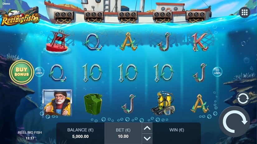 Reel Big Fish slot screen 1