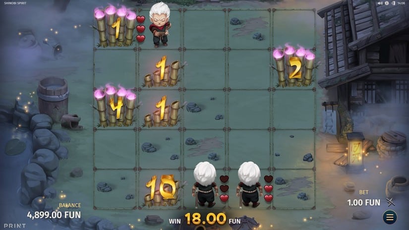 Shinobi Spirit slot screen 6