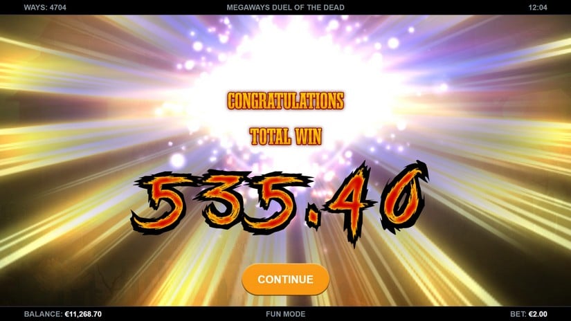 Duel Of The Dead Megaways slot screen 6